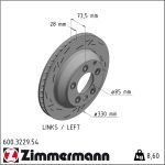 Zimmermann | Bremsscheibe | 600.3229.54