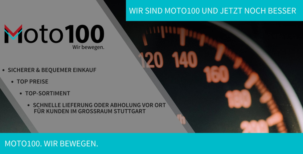 Moto100. Wir bewegen.